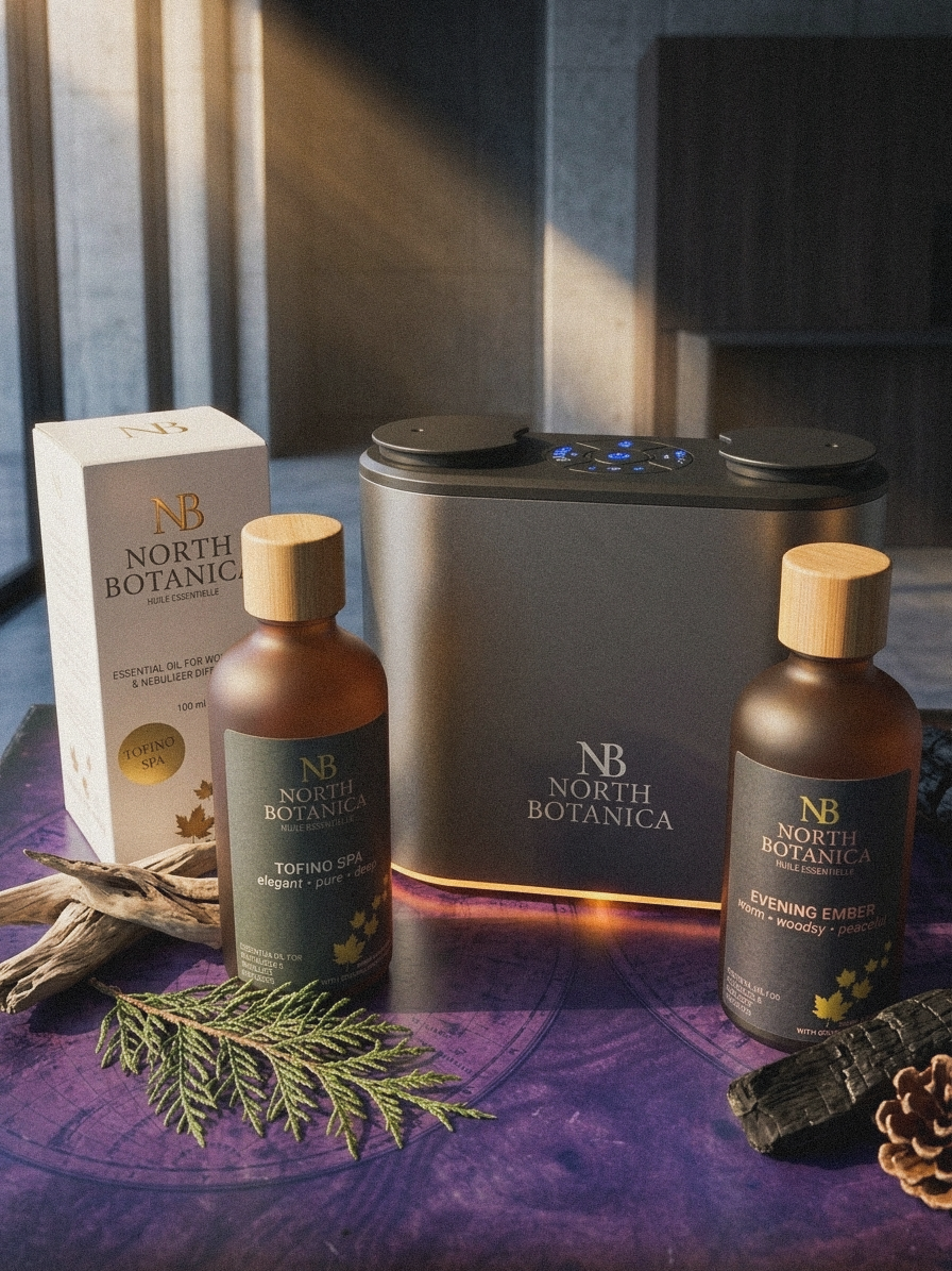 Equinox - Dual Nozzle Waterless Essential Oil Diffuser - Wireless, 800 sq. ft. - Steel Grey